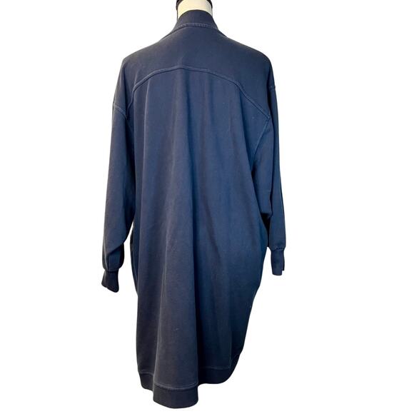 Sweaty Betty Women’s Blue Oversized Long Open Cardigan Size 4 - Picture 2 of 4